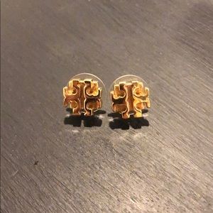Tory Burch Jewelry - Tory Burch Logo Stud Gold Earrings Tory Burch Jewelry - Tory Burch Logo Stud Gold Earrings